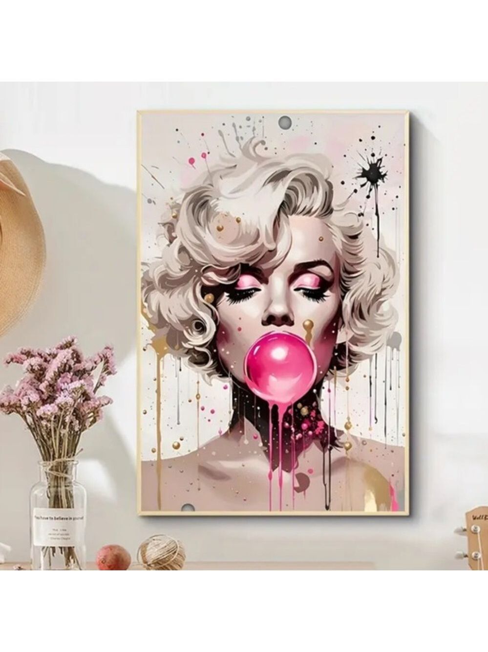 Marilyn Monroe Pop Canvas Print Wall Art